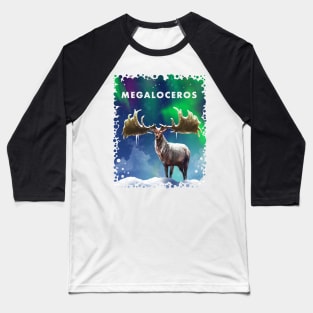 Megaloceros giganteus - Irish Elk, Giant Deer, original artwork Baseball T-Shirt
